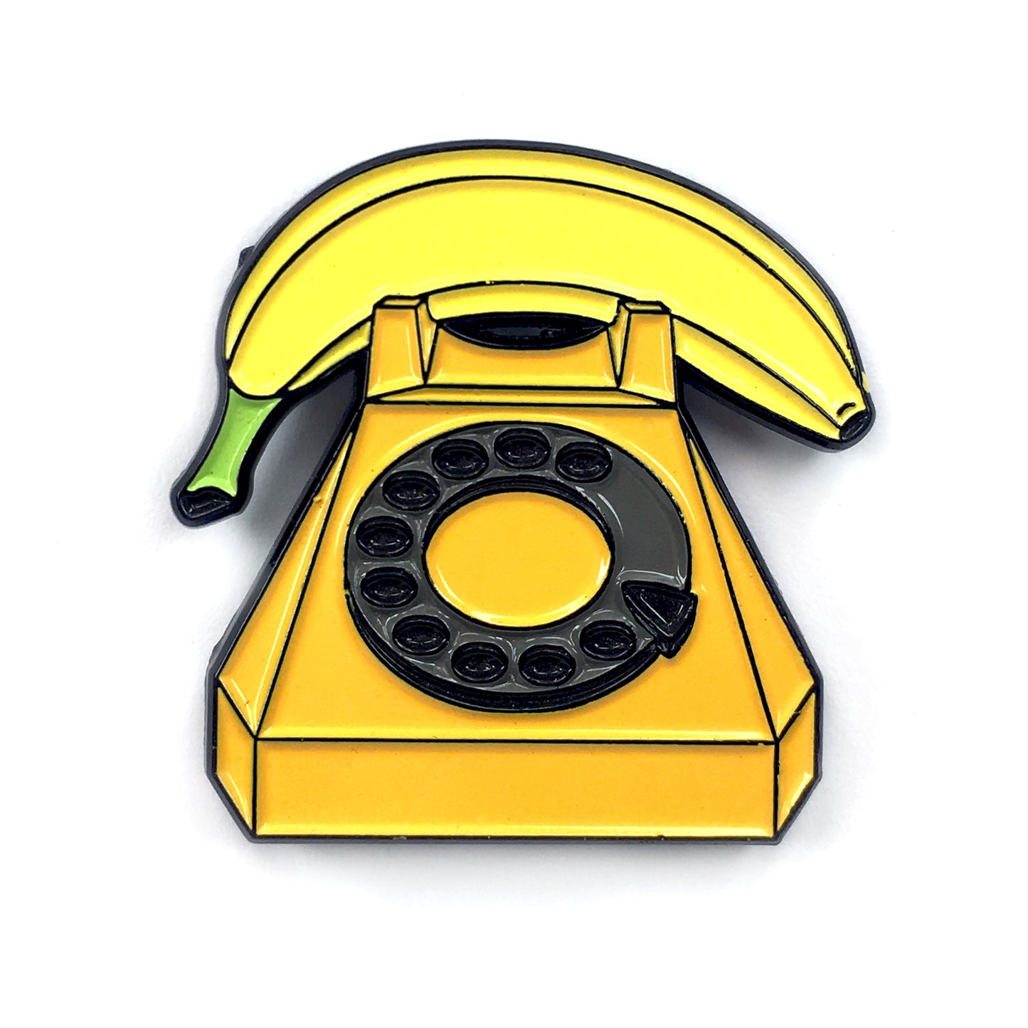 Banana Phone Collectible Enamel Pin, Colourful Enamel Pin, Gift for Him, Gift For Her, Lapel Pin, Funny Enamel Pin