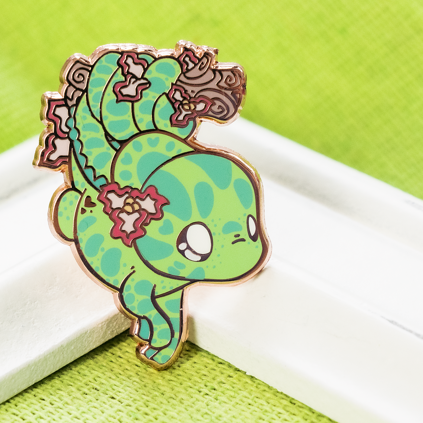 Sahel Chameleon Collectible Enamel Pin, Colourful Enamel Pin, Gift for Him, Gift For Her, Lapel Pin, Cute Enamel Pin
