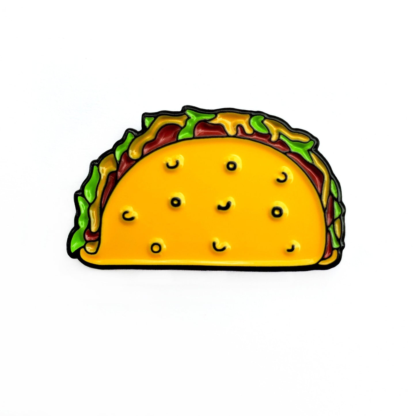 Taco Collectible Enamel Pin, Food Lovers Pin, Colourful Enamel Pin, Gift for Him, Gift For Her, Lapel Pin, Funny Enamel Pin