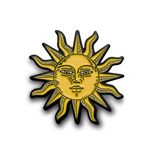 Sun Collectible Enamel Pin, Colourful Enamel Pin, Gift for Him, Gift For Her, Lapel Pin, Funny Enamel Pin