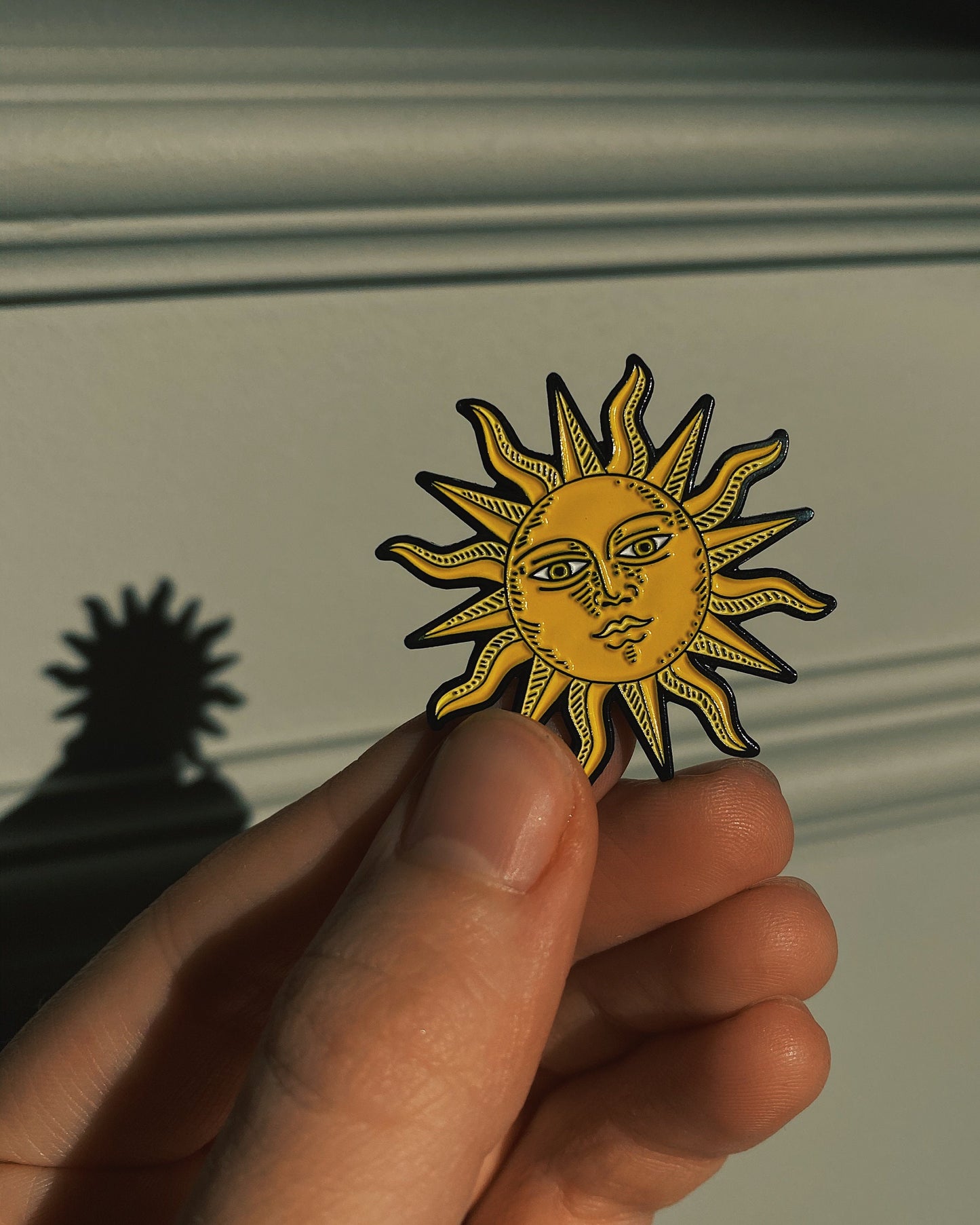 Sun Collectible Enamel Pin, Colourful Enamel Pin, Gift for Him, Gift For Her, Lapel Pin, Funny Enamel Pin