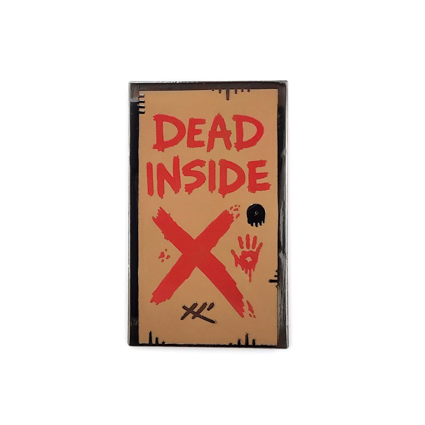 Dead Inside Collectible Enamel Pin, Horror Pin, Colourful Enamel Pin, Gift for Him, Gift For Her, Lapel Pin, Funny Enamel Pin