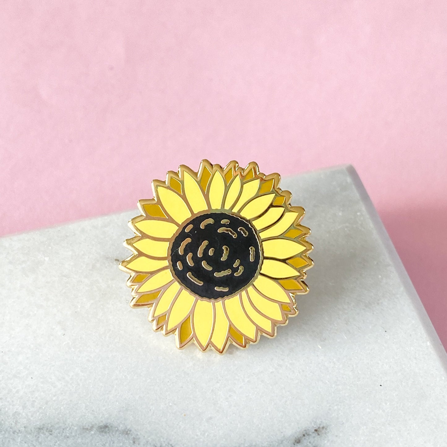 Sunflower Collectible Enamel Pin, Colourful Enamel Pin, Gift for Him, Gift For Her, Lapel Pin, Funny Enamel Pin