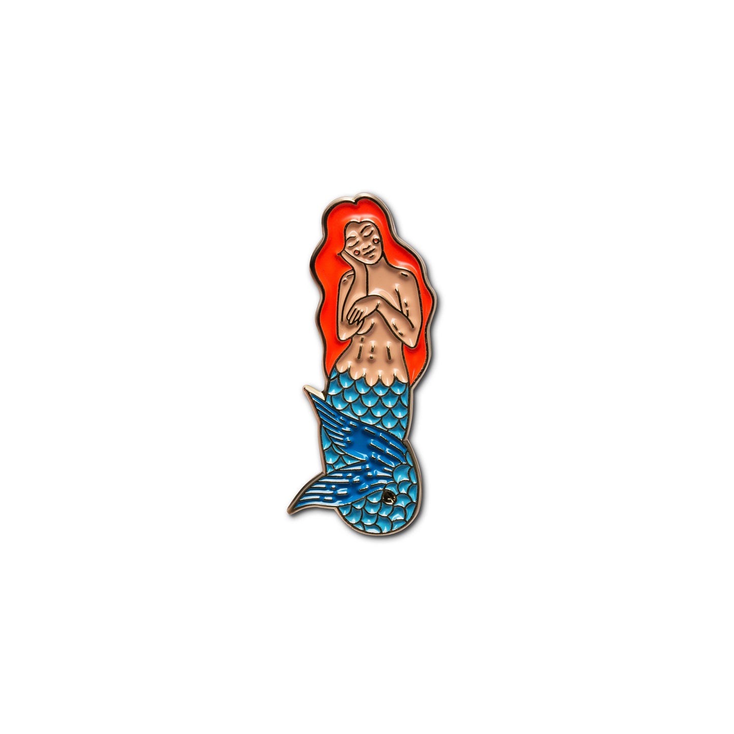Mermaid Collectible Enamel Pin, Colourful Enamel Pin, Gift for Him, Gift For Her, Lapel Pin, Funny Enamel Pin, Mythical Enamel Pin, Sea Pin