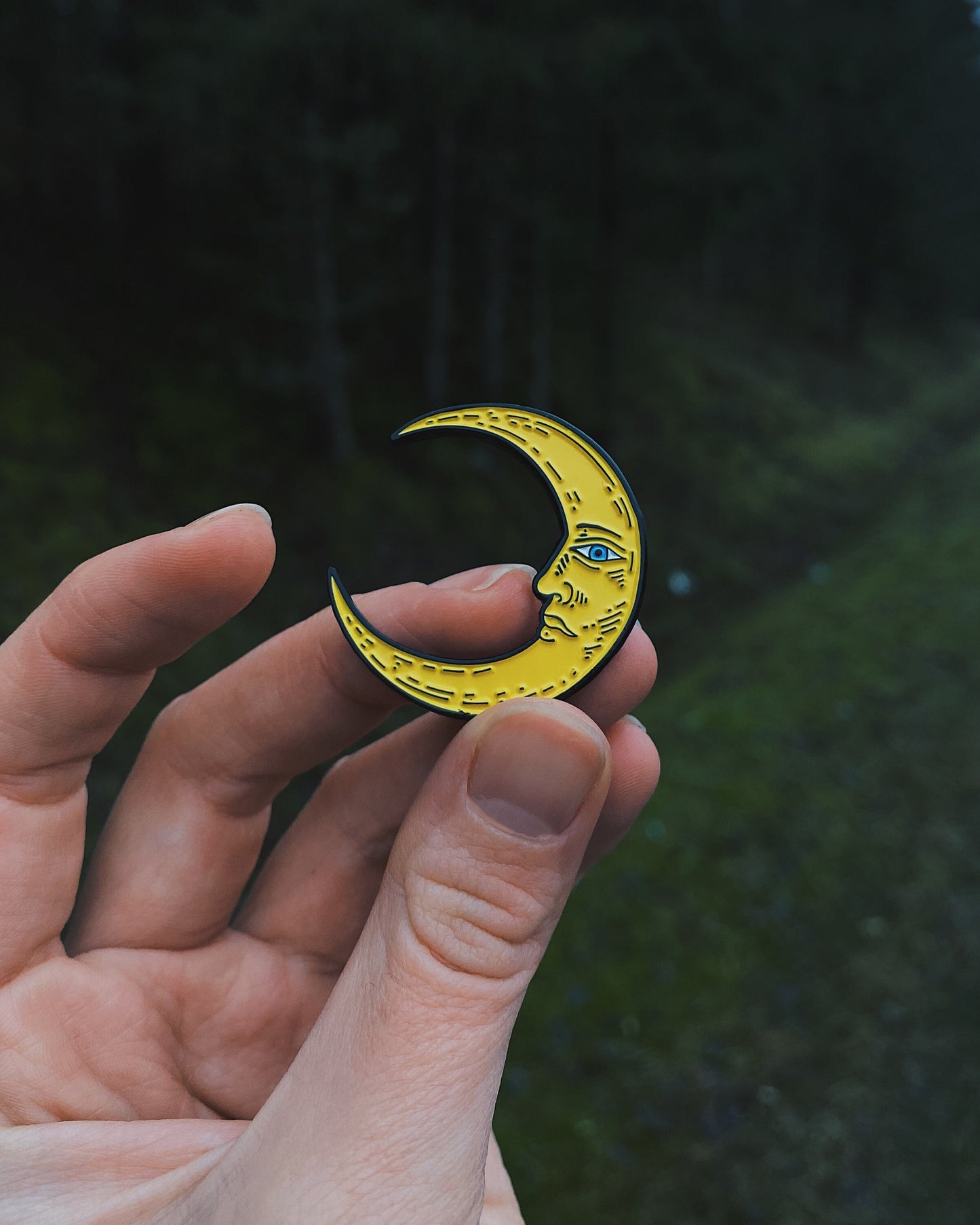 Moon Collectible Enamel Pin, Colourful Enamel Pin, Gift for Him, Gift For Her, Lapel Pin, Funny Enamel Pin