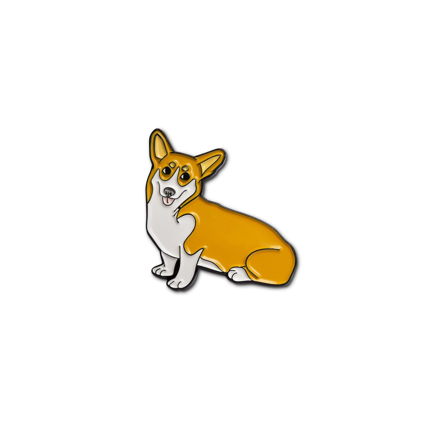 Cute Corgi Collectible Enamel Pin, Colourful Enamel Pin, Gift for Him, Gift For Her, Lapel Pin, Funny Enamel Pin