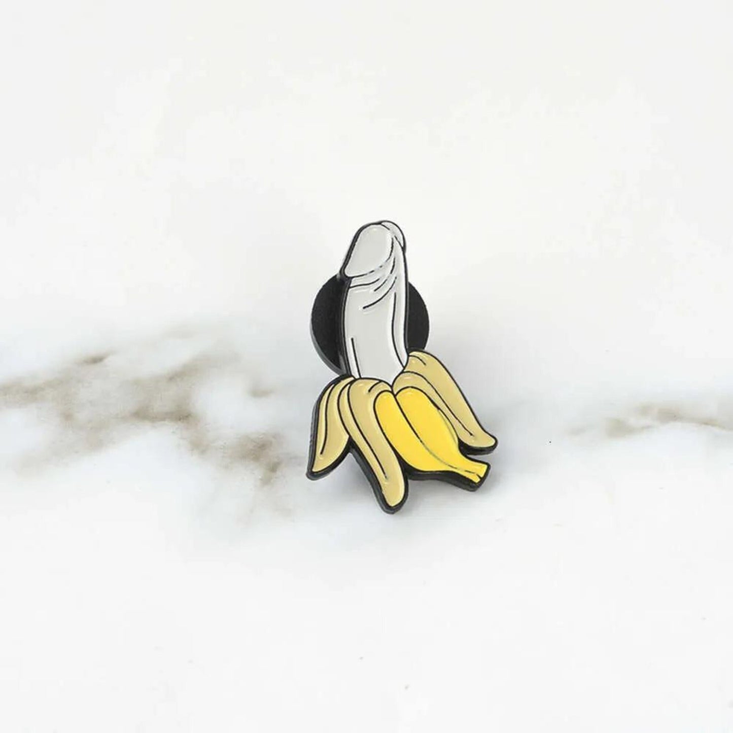 Banana Dick Pin, Colourful Enamel Pin, Gift for Him, Gift For Her, Lapel Pin, Funny Enamel Pin, Cute Enamel Pin