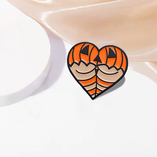Sexy Pumpkin Butt Pin, Colourful Enamel Pin, Gift for Him, Gift For Her, Lapel Pin, Funny Enamel Pin, Cute Enamel Pin
