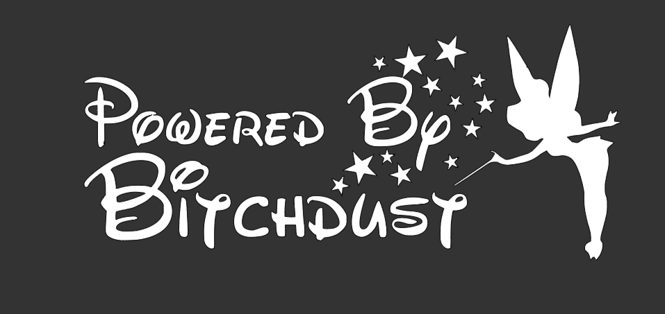 Powered By B***hdust Bumper Sticker