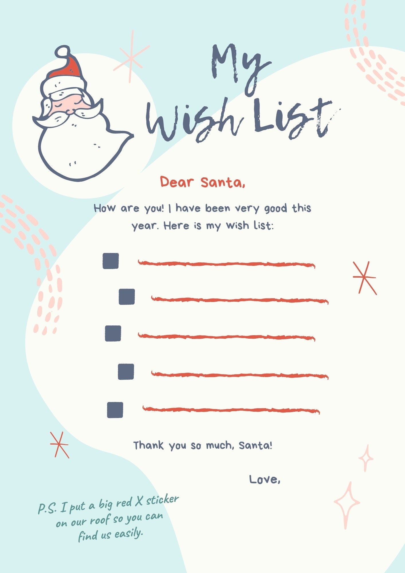 Printable Christmas Wish List * PDF and PNG * – DecalDelightByMia printable-christmas-wish-list-pdf-and-png-decaldelightbymia