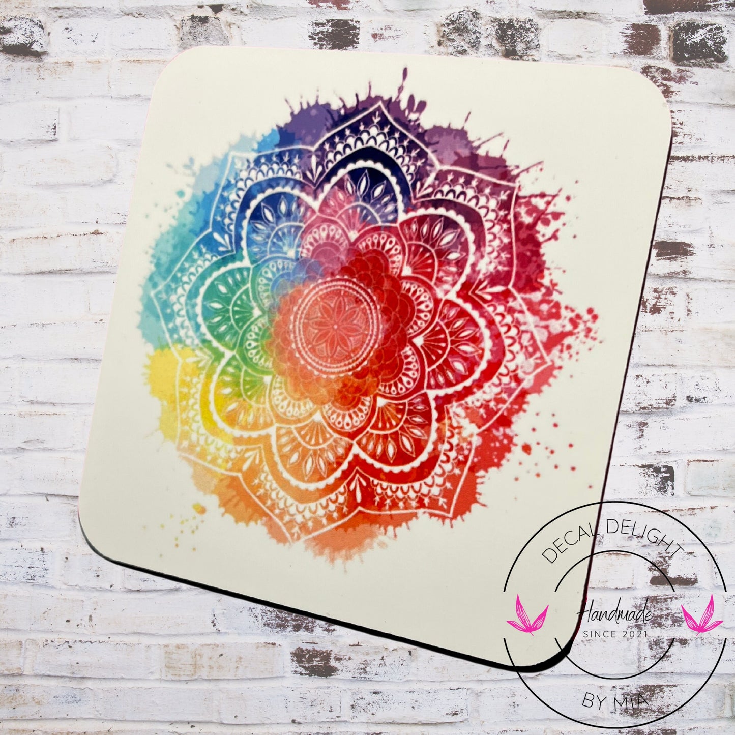 Mandala Square Coasters