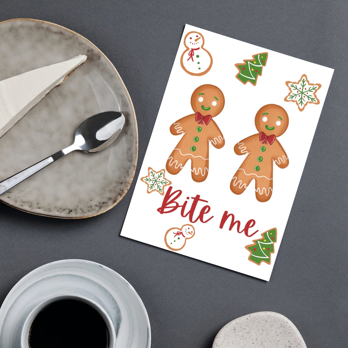 Gingerbread Couple Christmas Card