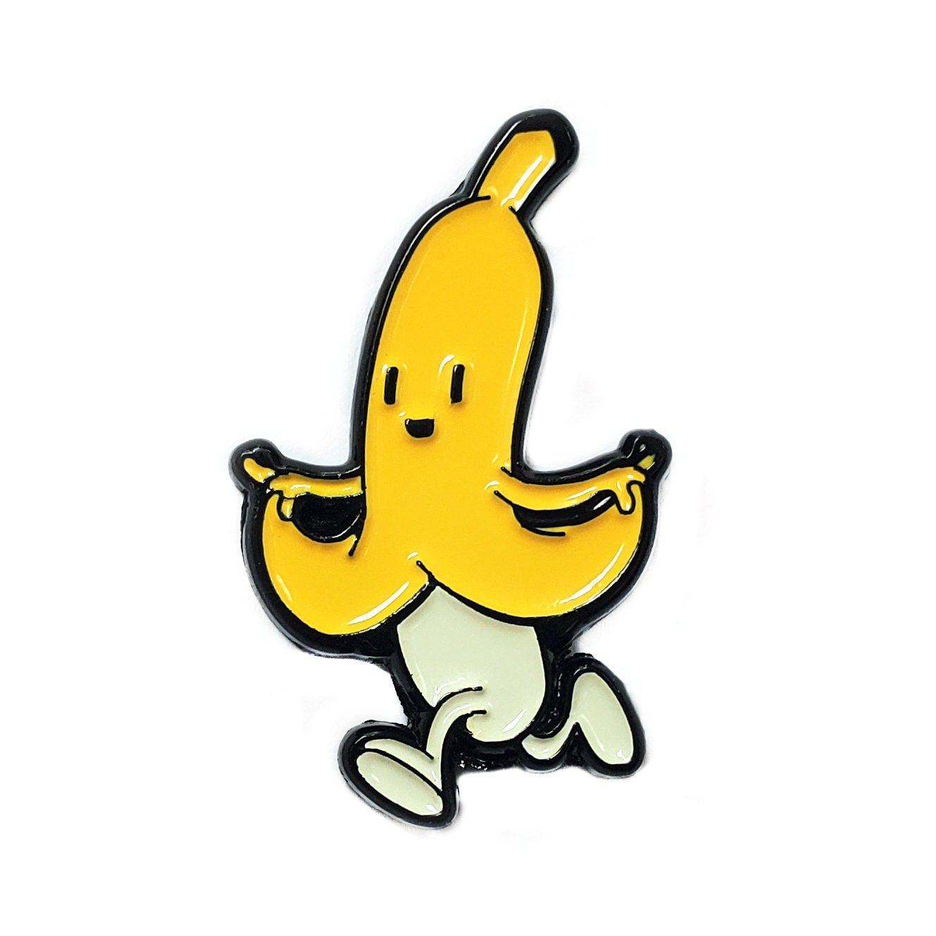 Running Banana Collectible Enamel Pin, Colourful Enamel Pin, Gift for Him, Gift For Her, Lapel Pin, Funny Enamel Pin, Cute Enamel Pin
