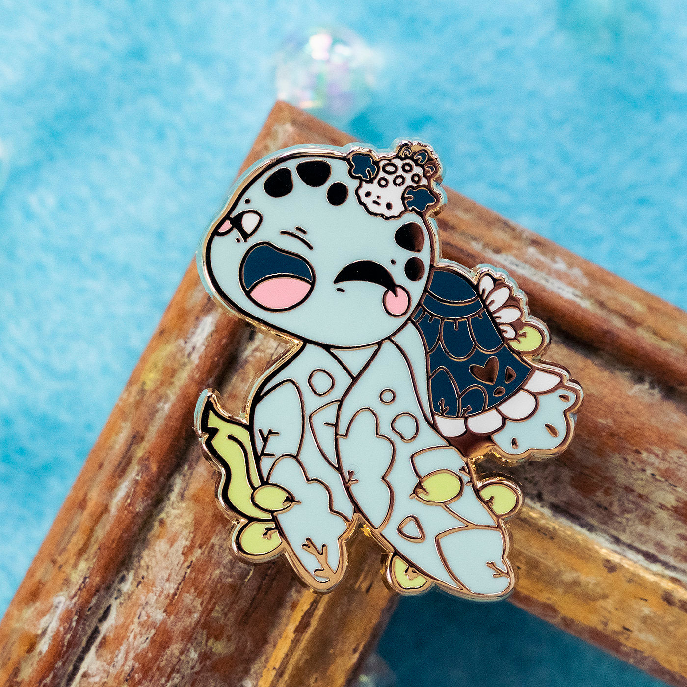 Leatherback Sea Turtle Collectible Enamel Pin, Colourful Enamel Pin, Gift for Animal Lover, Lapel Pin, Cute Enamel Pin