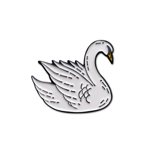 Swan Collectible Enamel Pin, Colourful Enamel Pin, Gift for Him, Gift For Her, Lapel Pin, Funny Enamel Pin