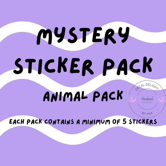Animal Sticker Mystery Pack