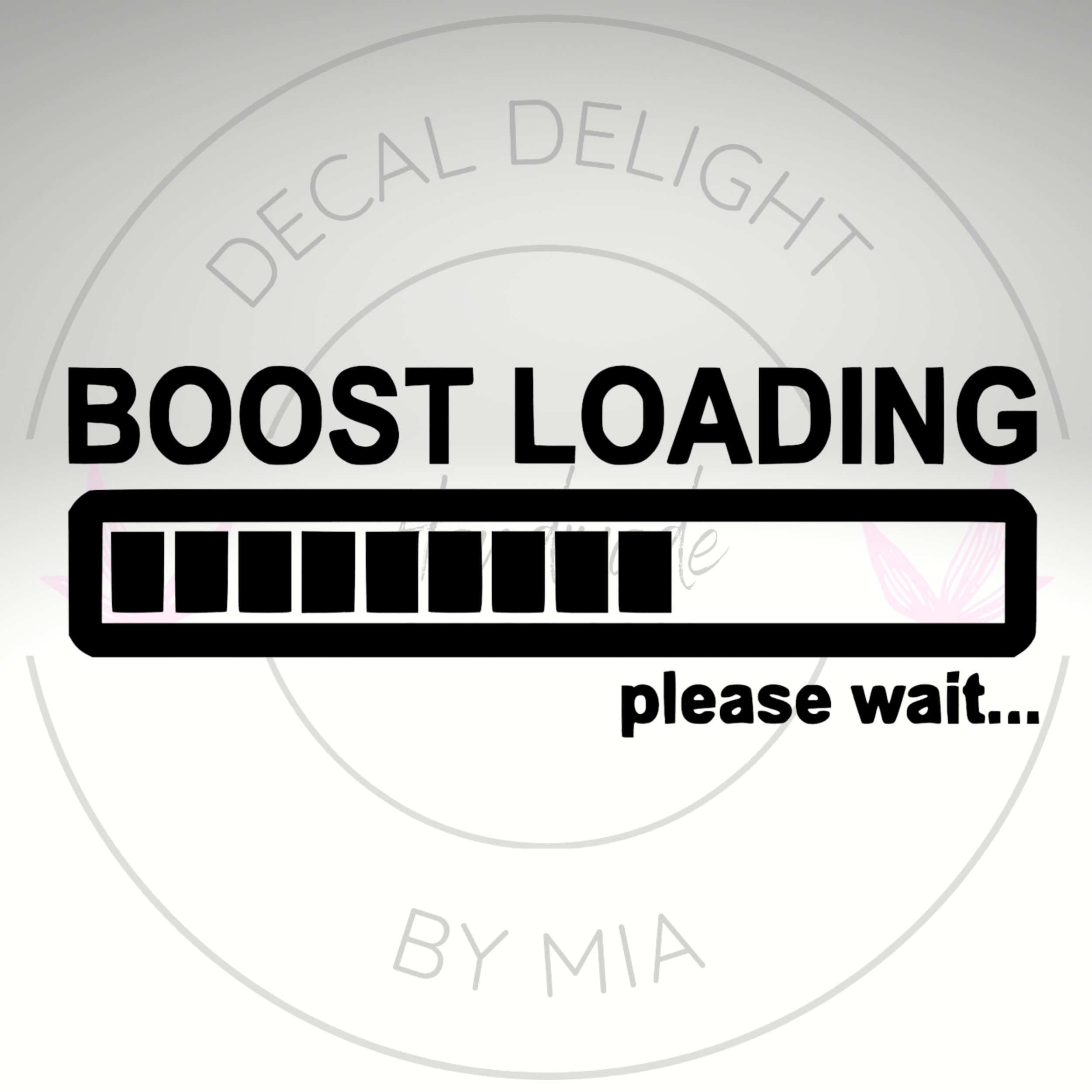 Build Loading Sticker Boost Loading bumper Sticker – DecalDelightByMia