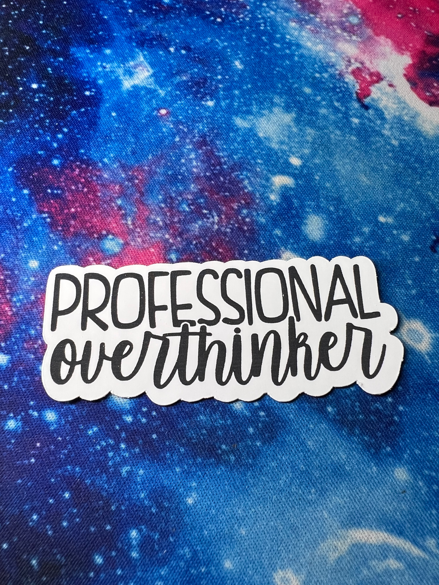 Professional Overthinker Sticker