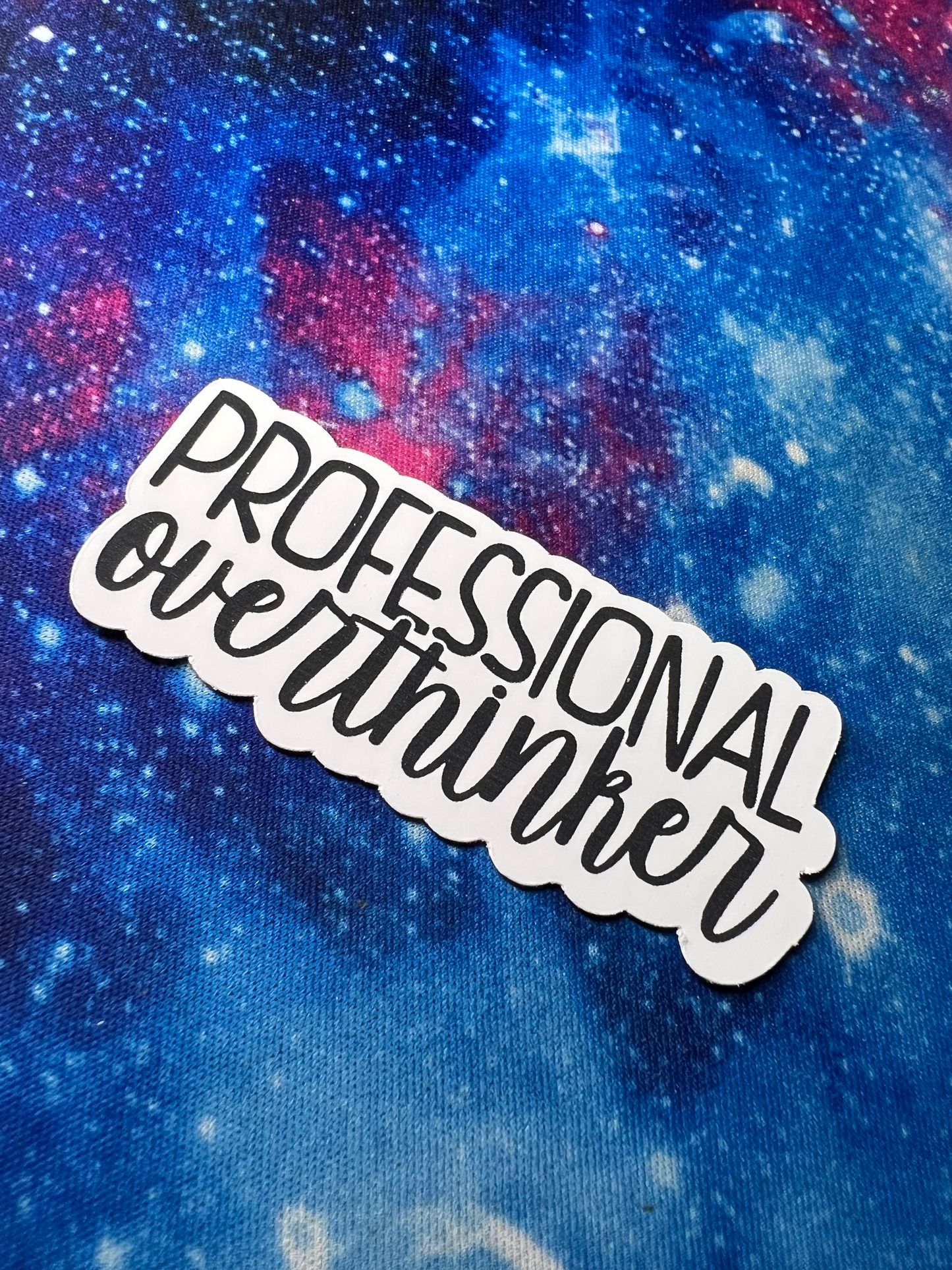 Professional Overthinker Sticker