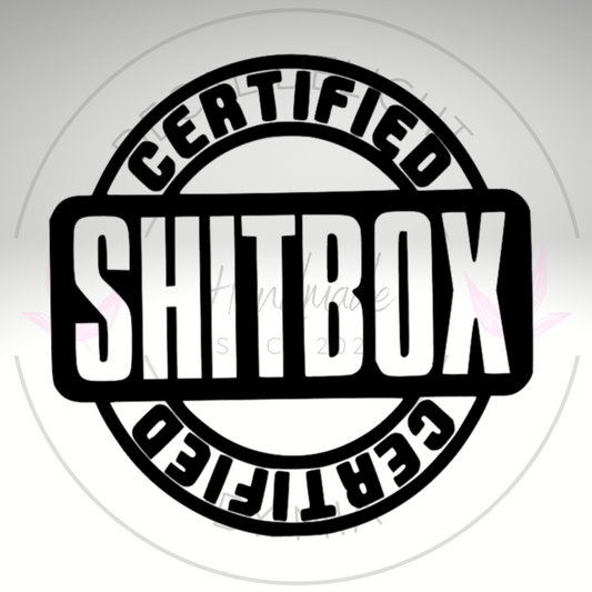 Certified Shitbox Bumper Sticker