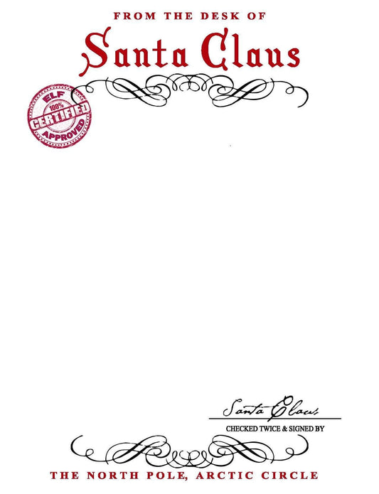 Printable Letter from Santa * PDF and JPEG *