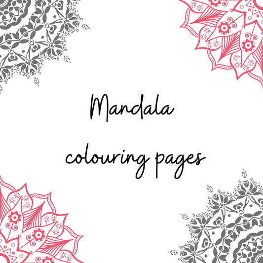 Printable Mandala Colouring Pack * PDF *