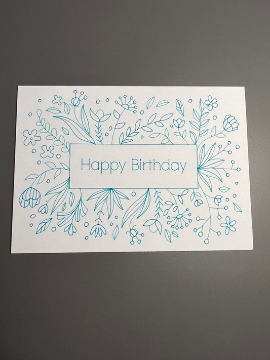 Floral Birthday Card