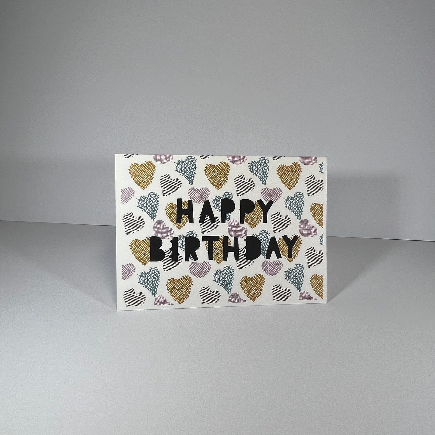 Simple Heart Birthday Card