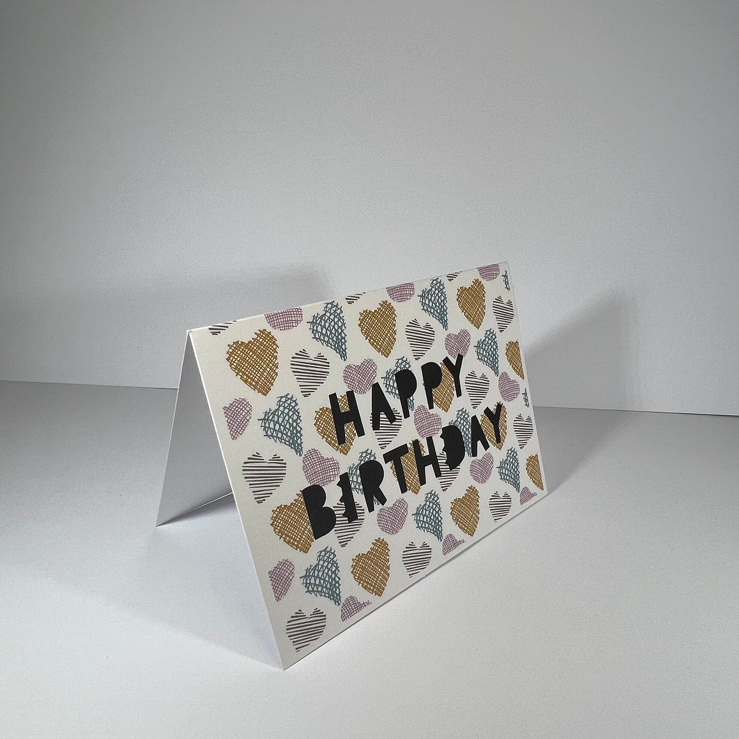 Simple Heart Birthday Card