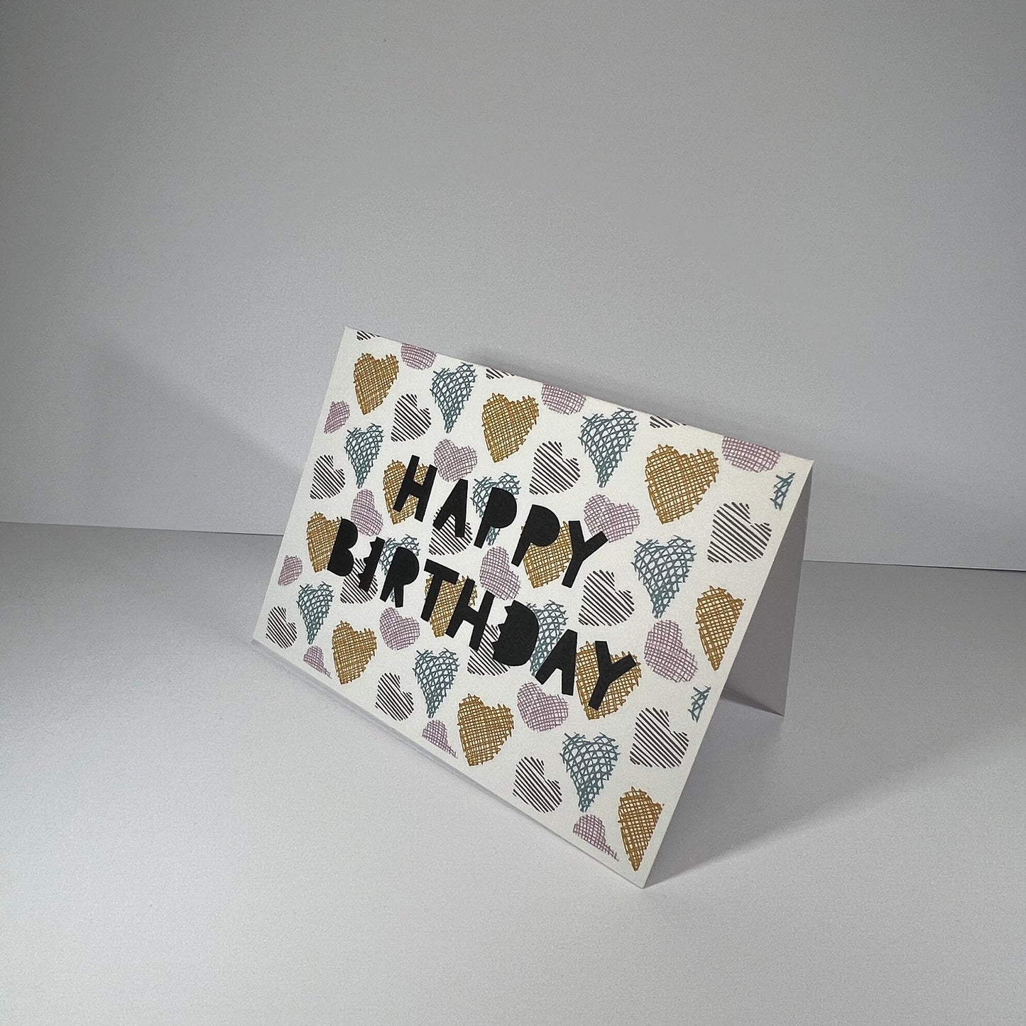 Simple Heart Birthday Card