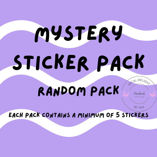 Random Matt Finish Sticker Mystery Pack