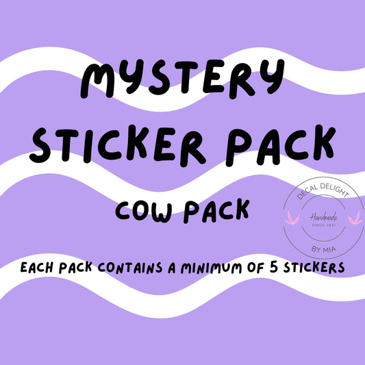 Cow Sticker Mystery Pack