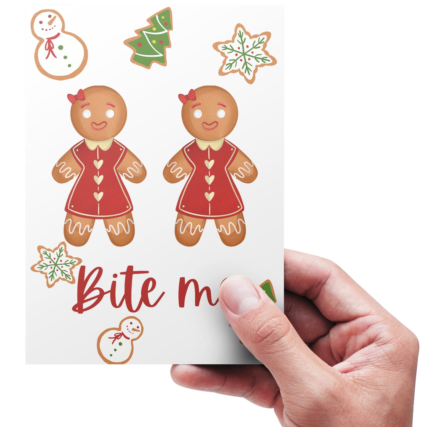 Gingerbread Couple Christmas Card