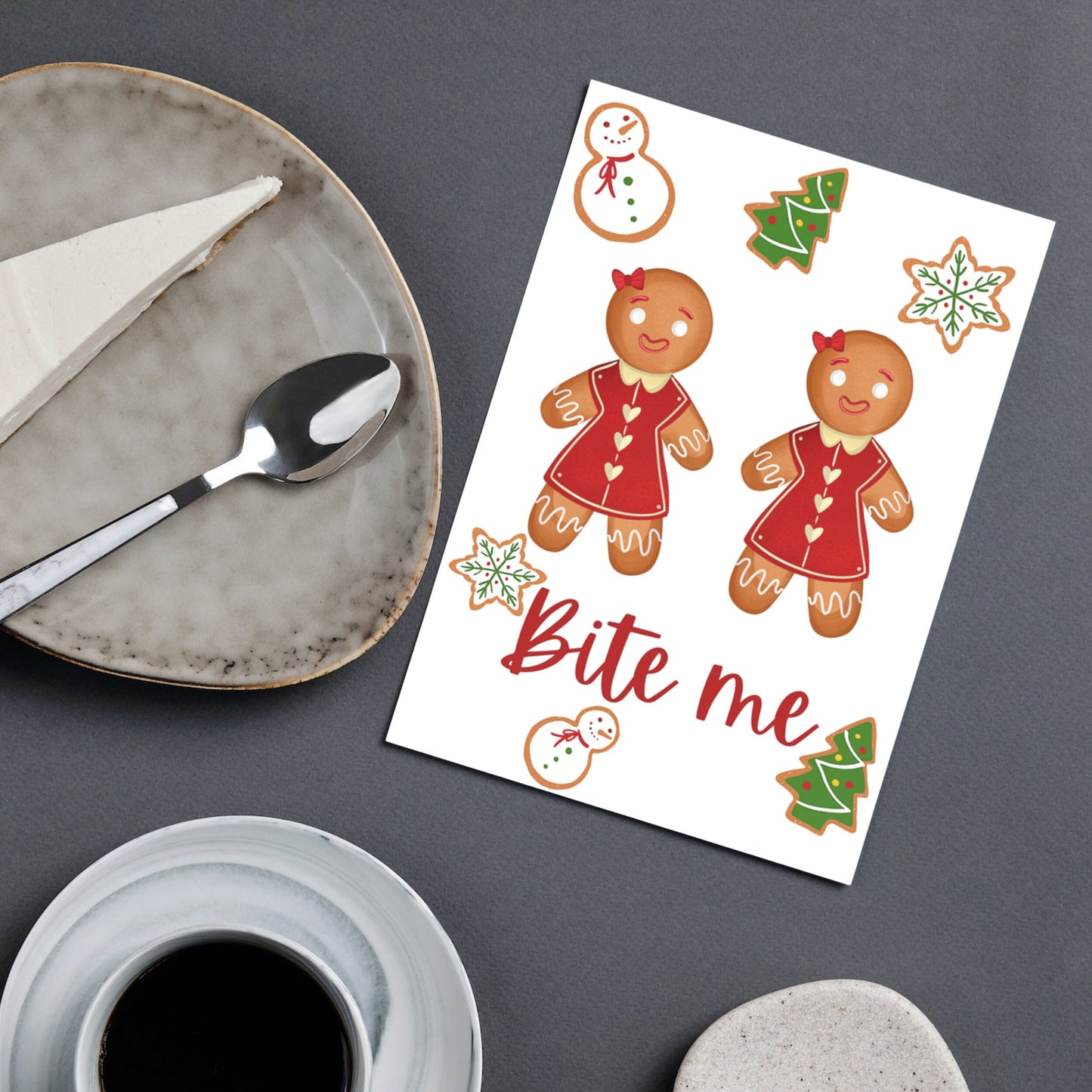 Gingerbread Couple Christmas Card