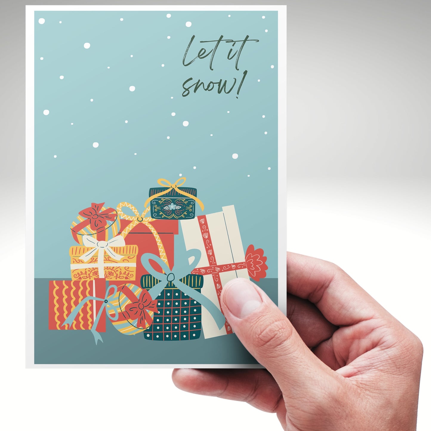 Let It Snow Christmas Card