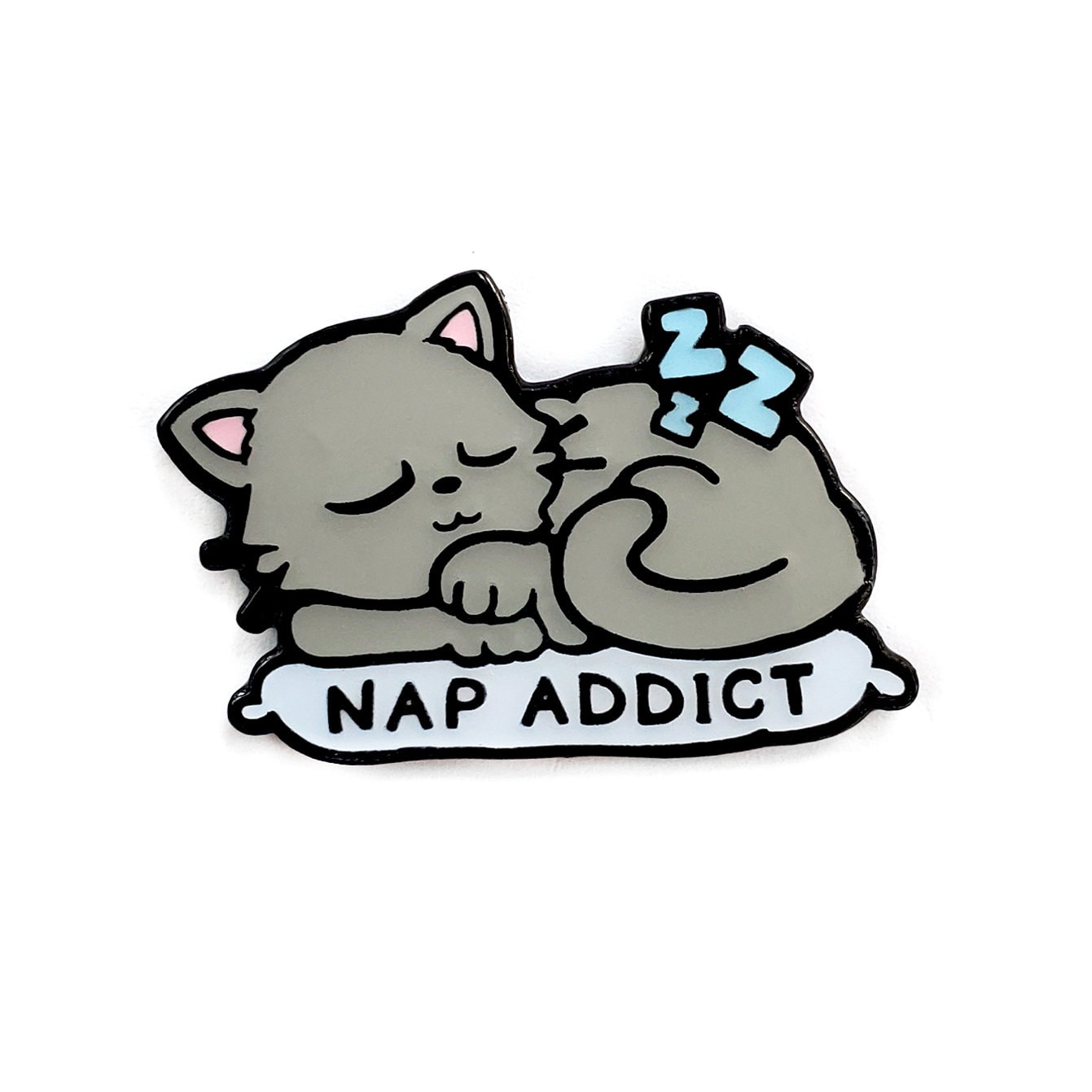 Nap Addict Collectible Enamel Pin, Colourful Enamel Pin, Gift for Him, Gift For Her, Lapel Pin, Funny Enamel Pin, Cute Enamel Pin