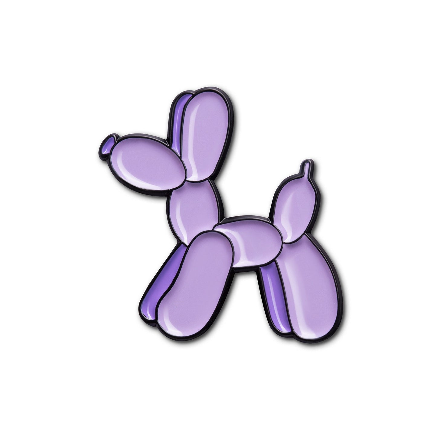 Purple Balloon Dog Collectible Enamel Pin, Colourful Enamel Pin, Gift for Him, Gift For Her, Lapel Pin, Funny Enamel Pin