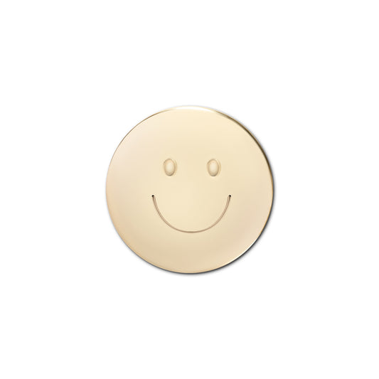 Golden Happy Face Collectible Pin, Golden Pin, Gift for Teacher, Gift For Student, Lapel Pin, Happy Face Pin